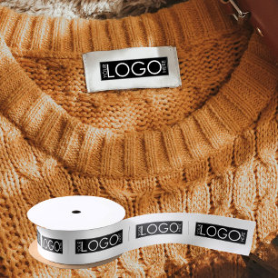 Logo Labels Brand Clothing Tags for Handmade Items Satin Ribbon