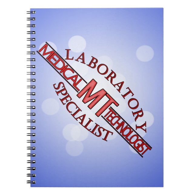 LOGO LABORATORY SPECIALIST MT MEDICAL TECHNOLOGIST NOTEBOOK (Front)