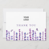 Logo Lavender and Butterfly Thank You 