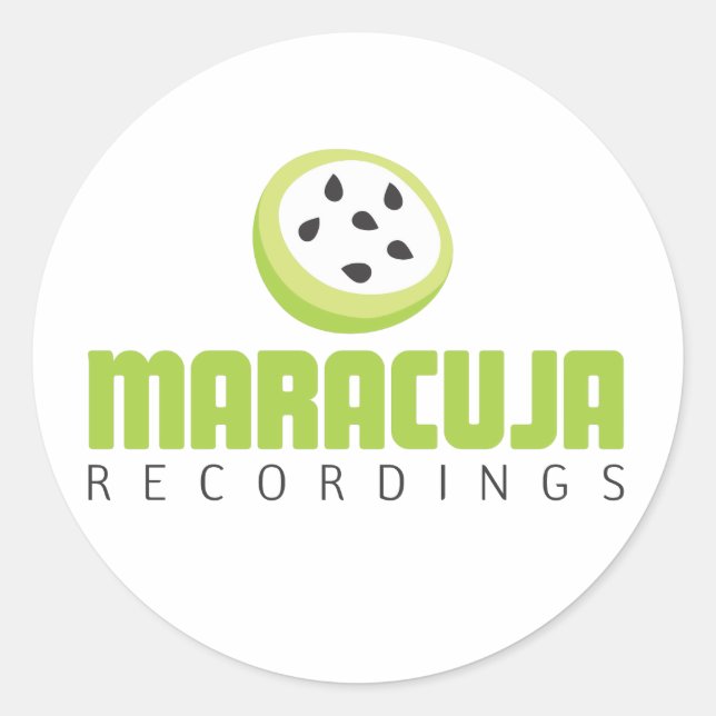 logo_maracuja.ai classic round sticker (Front)