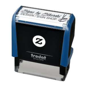 logo / message self-inking rubber stamps