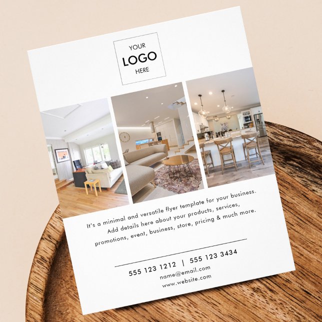 Logo Minimal Photo Business Flyer (Creator Uploaded)