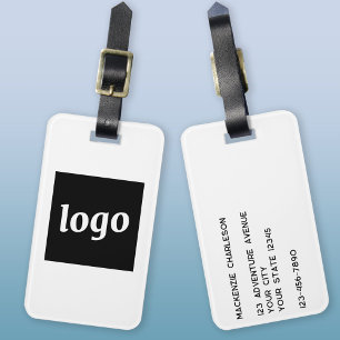 Logo Minimalist Business Luggage Tag