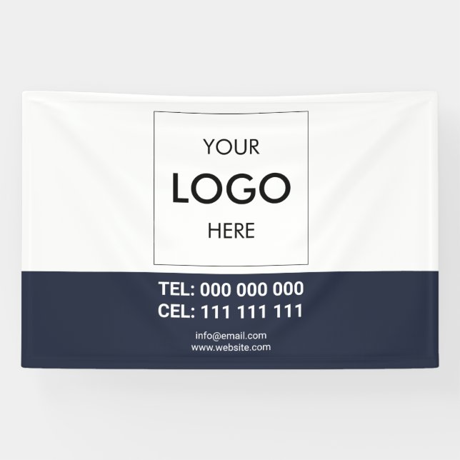 Logo Minimalist Professional Business Banner (Horizontal)