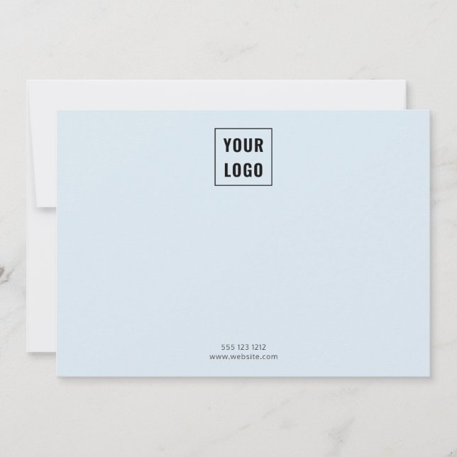 Logo Minimalist Simple Card (Front)