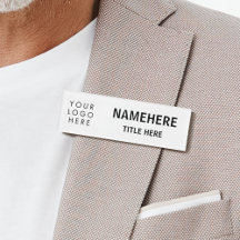 Logo Modern Big Fonts Simple White Magnet Title