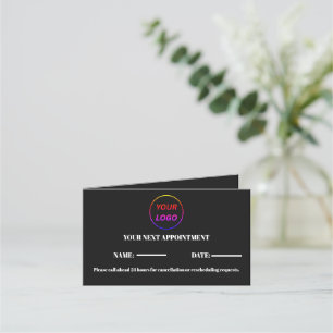 Logo Modern Professional Appointment Card