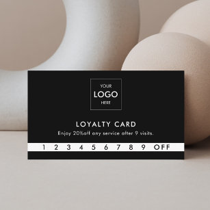 Logo Modern Professional Loyalty Card