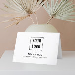 Logo Modern Professional Thank You<br><div class="desc">Modern thank you card for business.</div>