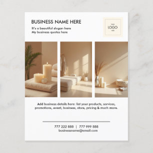 Logo Modern Simple Photo Business Flyer