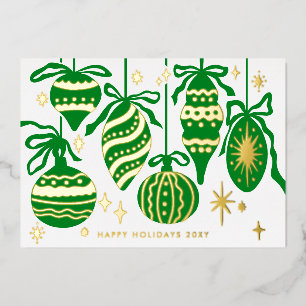 Logo Modern Vintage Green Decor Business Gold