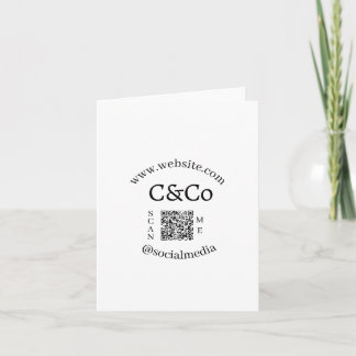 logo name letter company social media website QR  Announcement
