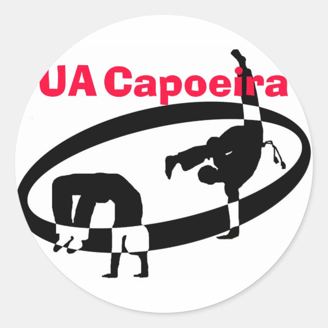 logo no text, UA, Capoeira Classic Round Sticker (Front)