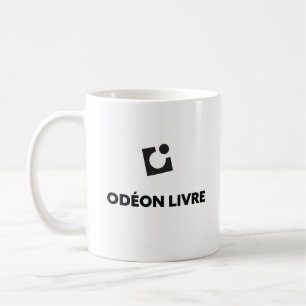Logo Odéon Livre Black and White Coffee Mug