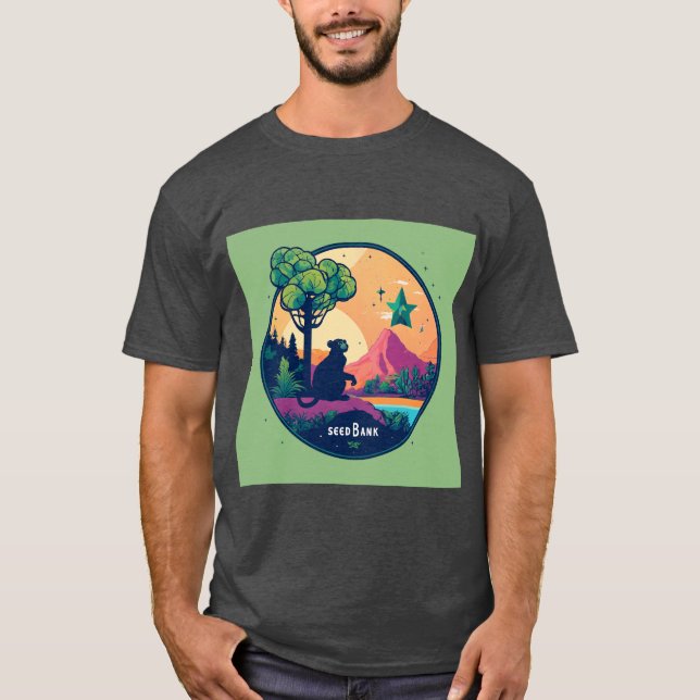 logo of a seed store with the name SEED BANK. stli T-Shirt (Front)