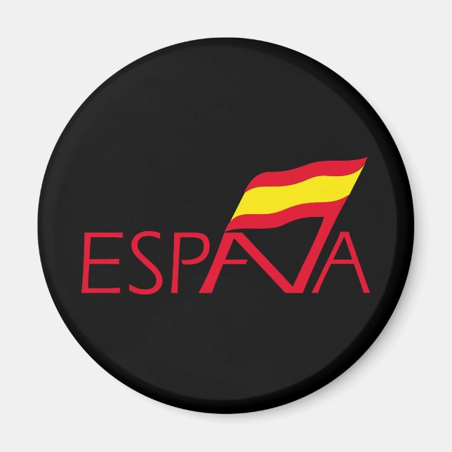Logo of Spain Magnet (Front)
