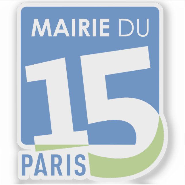 Logo of the 15th arrondissement of Paris, France (Front)