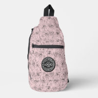Logo on Flowers and Faces Pink