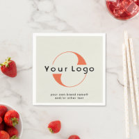 Logo on Green + Black Text Company Business Paper
