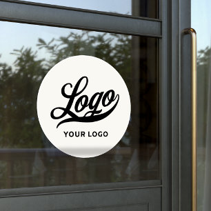 Logo on Off White Circle Simple Business Company