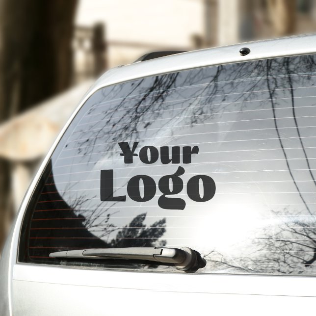 Logo on Vinyl rectangle Business Bumper Car Window (Creator Uploaded)