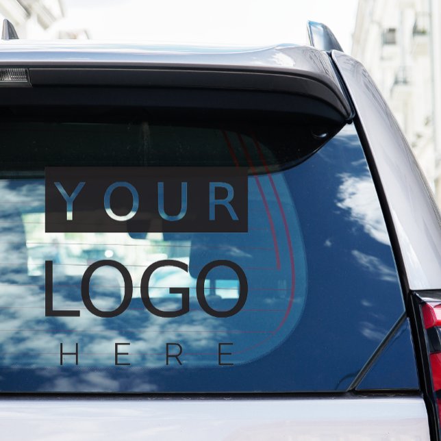 Logo on Vinyl square Business Car Window Bumper (Creator Uploaded)