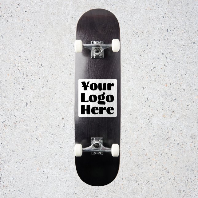 Logo on Vinyl square Skateboard Business Bumper St (Creator Uploaded)