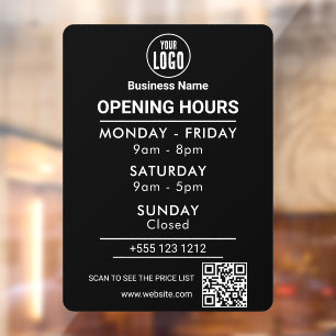 Logo Open Hours Social Media Business