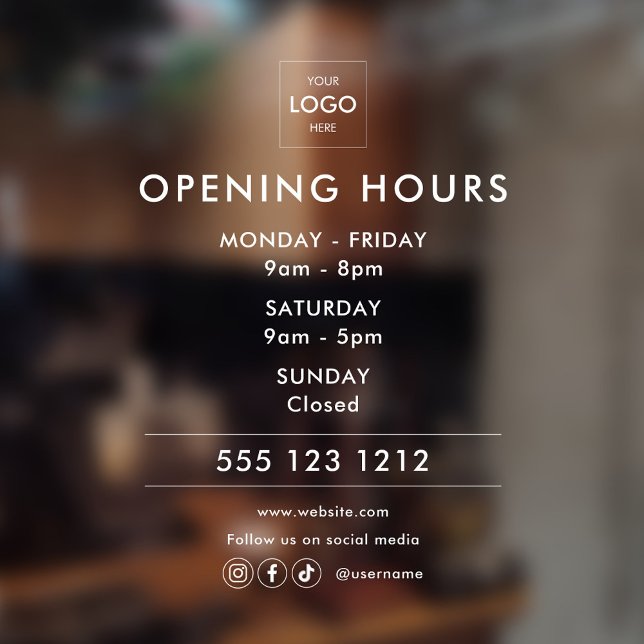 Logo Open Hours Social Media Business (Creator Uploaded)