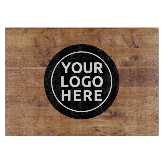 LOGO or GRAPHIC | Custom Glass Cutting Board (Front)