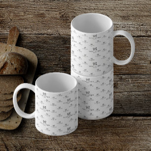 Logo pattern Business Brand Simple Minimal Coffee Mug