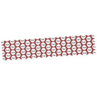 Logo Pattern Business Branding Burgundy Red