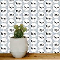 Logo Pattern Business Powder Blue