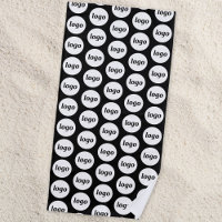 Logo Pattern Business Promotional Branding Black