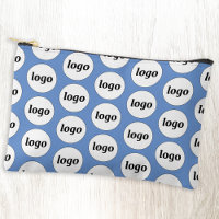 Logo Pattern Business Promotional Branding Blue