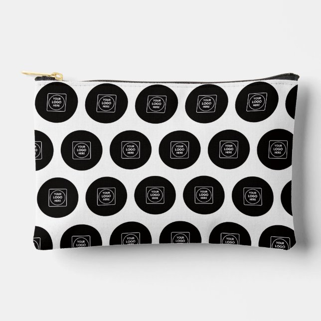 Logo Pattern Business Promotional Branding Design Accessory Pouch (Front)