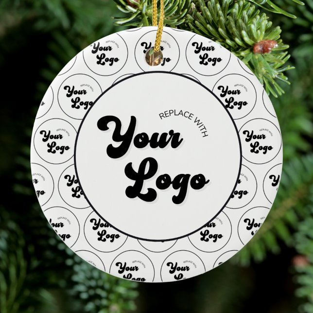 Logo Pattern Custom Business Corporate Company Ceramic Tree Decoration (Creator Uploaded)