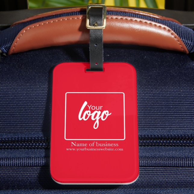 Logo Personalised Business Luggage Tag (Front Insitu 2)