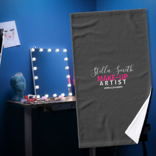 logo Personalised Makeup Artist Standard Hand Towel