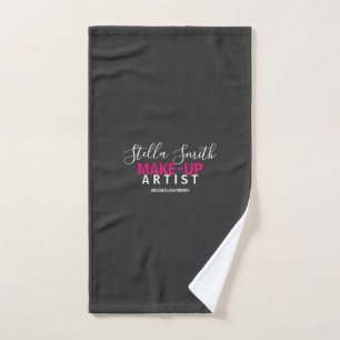 logo Personalized Makeup Artist Standard Hand Towel