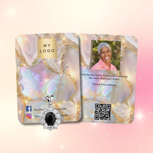 Logo photo agate opal gold earring jewellery photo (Creator Uploaded)