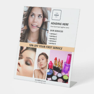 Logo Photo Business Marketing Flyer Pedestal Sign