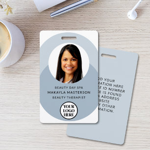 Logo Photo ID Blue ID Badge