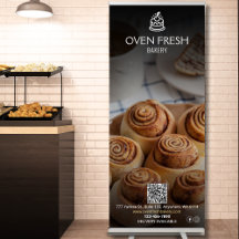 Logo Photo QR Code Bakery Business