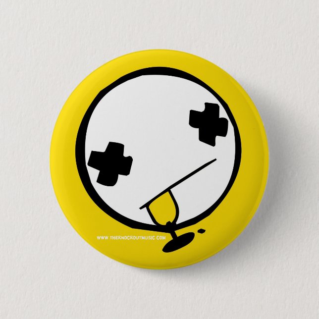 LOGO PIN! 6 CM ROUND BADGE (Front)