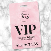 Logo Pink All Access Pass VIP Event