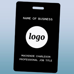 Logo Professional Business Name ID Badge
