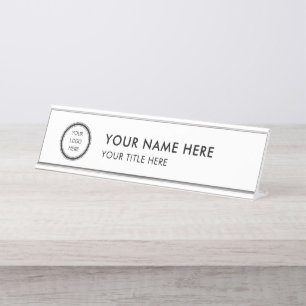 Logo Professional Business Name Plate