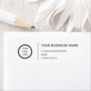 Logo Professional Business Return Address Label