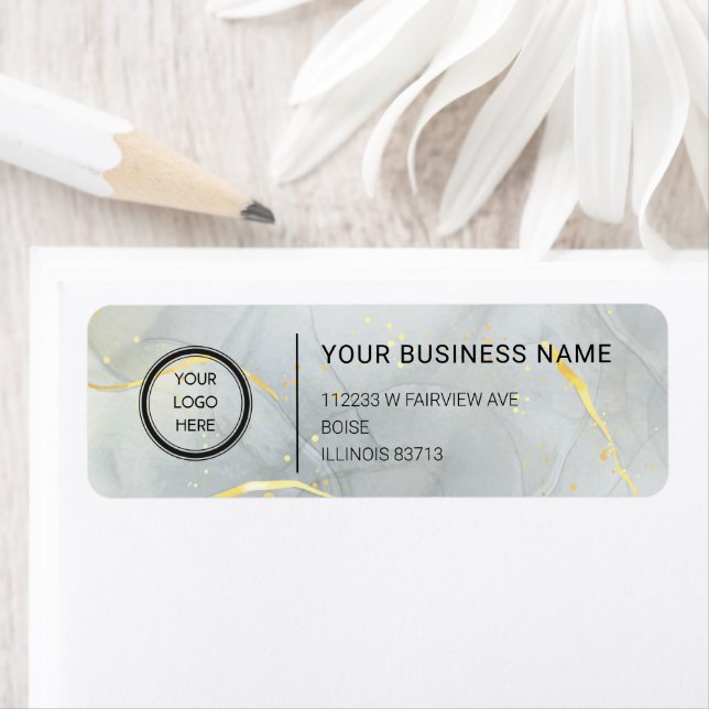 Logo Professional Business Return Address Label (Insitu)